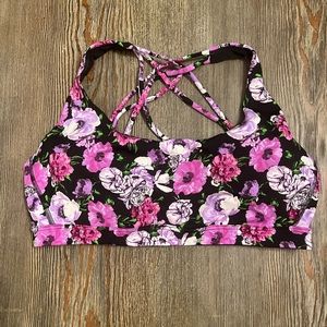 Victoria's Secret Victoria Secret Floral Strappy Bra PINK! Size Large!